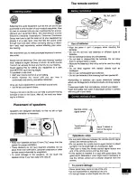 Preview for 5 page of Panasonic SAPM07 - MINI HES W/CD PLAYER Operating Instructions Manual