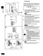 Preview for 6 page of Panasonic SAPM07 - MINI HES W/CD PLAYER Operating Instructions Manual