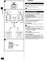 Предварительный просмотр 6 страницы Panasonic SAPM08 - SINGLE DVD MINI SYST Operating Instructions Manual