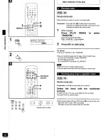 Предварительный просмотр 24 страницы Panasonic SAPM08 - SINGLE DVD MINI SYST Operating Instructions Manual