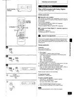 Предварительный просмотр 31 страницы Panasonic SAPM08 - SINGLE DVD MINI SYST Operating Instructions Manual