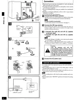 Предварительный просмотр 6 страницы Panasonic SAPM15 - MINI HES W/CD PLAYER Operating Instructions Manual