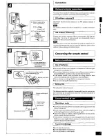 Предварительный просмотр 7 страницы Panasonic SAPM15 - MINI HES W/CD PLAYER Operating Instructions Manual