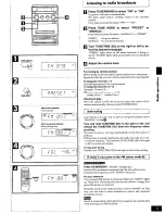 Предварительный просмотр 11 страницы Panasonic SAPM15 - MINI HES W/CD PLAYER Operating Instructions Manual