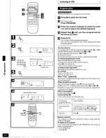 Предварительный просмотр 14 страницы Panasonic SAPM15 - MINI HES W/CD PLAYER Operating Instructions Manual