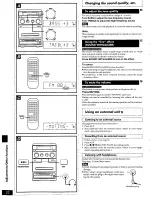 Предварительный просмотр 22 страницы Panasonic SAPM15 - MINI HES W/CD PLAYER Operating Instructions Manual