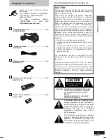 Preview for 3 page of Panasonic SAPM16 - MINI HES W/CD PLAYER Operating Instructions Manual