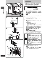 Preview for 6 page of Panasonic SAPM16 - MINI HES W/CD PLAYER Operating Instructions Manual