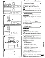 Preview for 23 page of Panasonic SAPM20 - MINI HES W/CD PLAYER Operating Instructions Manual