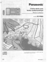 Preview for 33 page of Panasonic SAPM22 - MINI HES W/CD PLAYER Operating Instructions Manual