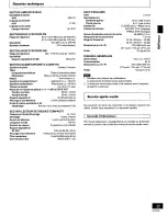 Preview for 61 page of Panasonic SAPM22 - MINI HES W/CD PLAYER Operating Instructions Manual