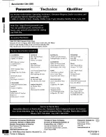 Preview for 64 page of Panasonic SAPM22 - MINI HES W/CD PLAYER Operating Instructions Manual