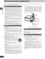 Preview for 4 page of Panasonic SAPM25 - MINI HES W/CD PLAYER Operating Instructions Manual