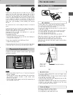 Preview for 5 page of Panasonic SAPM25 - MINI HES W/CD PLAYER Operating Instructions Manual