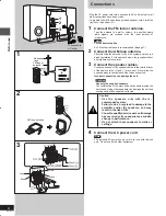 Preview for 6 page of Panasonic SAPM25 - MINI HES W/CD PLAYER Operating Instructions Manual