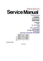 Preview for 1 page of Panasonic SAPM25 - MINI HES W/CD PLAYER Service Manual