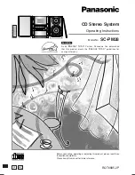 Preview for 1 page of Panasonic SAPM28 - MINI HES W/CD PLAYER Operating Instructions Manual