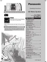 Panasonic SAPM31 - MINI HES W/CD PLAYER Operating Instructions Manual preview