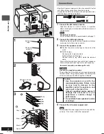 Preview for 6 page of Panasonic SAPM47 - MINI HES W/CD PLAYER Operating Instructions Manual