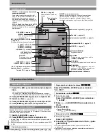 Предварительный просмотр 6 страницы Panasonic SAPM71 - MINI HES W/CD PLAYER Instrucciones De Funcionamiento