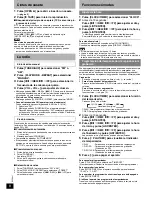 Предварительный просмотр 8 страницы Panasonic SAPM71 - MINI HES W/CD PLAYER Instrucciones De Funcionamiento