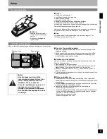 Предварительный просмотр 9 страницы Panasonic SAPM71SD - MINI HES W/CD PLAYER Operating Instructions Manual