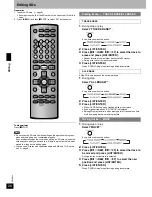 Предварительный просмотр 28 страницы Panasonic SAPM71SD - MINI HES W/CD PLAYER Operating Instructions Manual