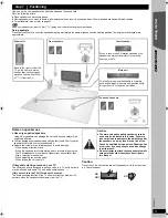 Предварительный просмотр 5 страницы Panasonic SAPT464 - DVD HOME THEATER SOUND SYSTEM Operating Instructions Manual