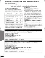 Предварительный просмотр 36 страницы Panasonic SAPT670 - DVD HOME THEATER SOUND SYSTEM Operating Instructions Manual