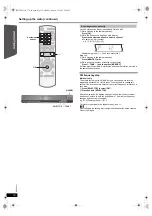 Preview for 14 page of Panasonic SAPT770 - DVD THEATER RECEIVER Operating Instructions Manual