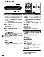 Preview for 20 page of Panasonic SAXR25 - DIGITAL A/V RECEIVER Operating Instructions Manual