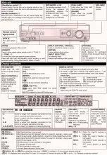 Preview for 9 page of Panasonic SAXR55 - A/V RECEIVER Service Manual