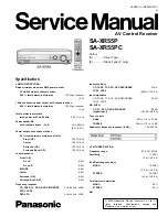 Panasonic SAXR55P - A/V RECEIVER Service Manual preview