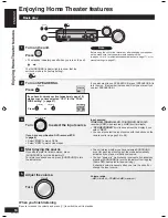 Предварительный просмотр 18 страницы Panasonic SAXR58 - DIGITAL A/V RECEIVER Operating Instructions Manual