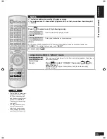 Предварительный просмотр 23 страницы Panasonic SAXR58 - DIGITAL A/V RECEIVER Operating Instructions Manual