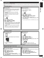 Предварительный просмотр 33 страницы Panasonic SAXR58 - DIGITAL A/V RECEIVER Operating Instructions Manual