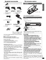 Preview for 3 page of Panasonic SAXR70 - RECEIVER Operating Instructions Manual