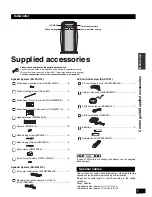 Предварительный просмотр 7 страницы Panasonic SAXR707 - HOME THEATER AUDIO SYSTEM Operating Instructions Manual