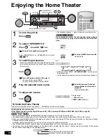 Предварительный просмотр 28 страницы Panasonic SAXR707 - HOME THEATER AUDIO SYSTEM Operating Instructions Manual