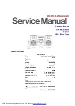 Предварительный просмотр 1 страницы Panasonic SB-AK230 Service Manual