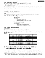 Предварительный просмотр 5 страницы Panasonic SB-AK450 Service Manual