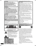 Предварительный просмотр 2 страницы Panasonic SB-AK750 Operating Instructions Manual