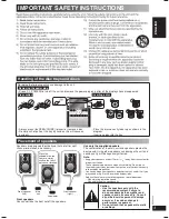 Предварительный просмотр 3 страницы Panasonic SB-AK750 Operating Instructions Manual