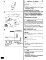 Preview for 2 page of Panasonic SB-AS100 Operating Manual