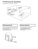Preview for 4 page of Panasonic SB-AS35 Operating Instructions Manual