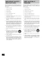 Предварительный просмотр 4 страницы Panasonic SB-FC1000L Operating Instructions Manual