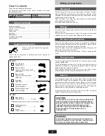 Предварительный просмотр 2 страницы Panasonic SB-HDX3 Operating Instructions Manual