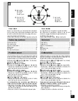 Предварительный просмотр 3 страницы Panasonic SB-HSX70 Operating Instructions Manual