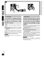 Предварительный просмотр 4 страницы Panasonic SB-HSX70 Operating Instructions Manual