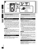 Предварительный просмотр 6 страницы Panasonic SB-HSX70 Operating Instructions Manual